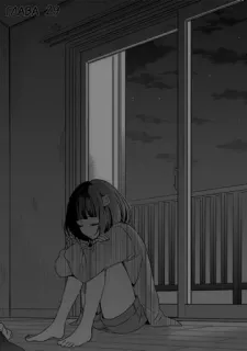 〰️ ГЛАВА 29 anime, sad, girl, manga, indoors telegram sticker