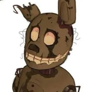 🌟 Springtrap Five Nights at Freddy's animatronic, horror, robot, scary, bunny telegram sticker
