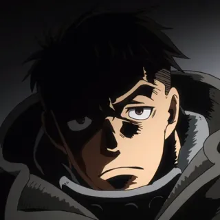 🔥 anime, man, portrait telegram sticker