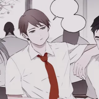 ✖️ Anime, Manga, Uniforme scolastica, Adolescente, Studente telegram sticker