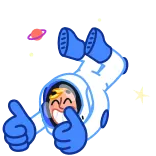 Astro Nate telegram stickers