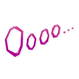😮 OOOO... мультфильм, текст, пузырь, фиолетовый telegram sticker