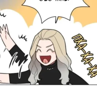 🌟 Све мы? desenho animado, rindo, animado, expressão, alegre, menina whatsapp sticker