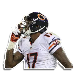 🤐 Jugador de fútbol americano, Deporte, Atleta, Chicago Bears, Touchdown, Victoria telegram sticker