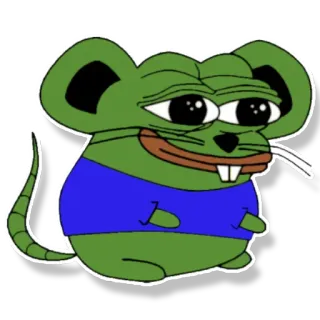 😀 pepe, maus, meme, sticker, internet telegram sticker