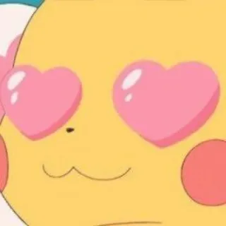 ⚡️ Pikachu Pokemon pokemon, pikachu, amore, cuori, carino, cartoni animati telegram sticker
