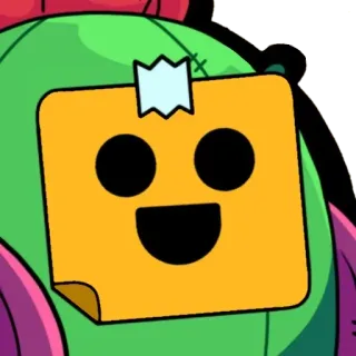 😀 cartoon, cactus, happy, smile, sticker telegram sticker
