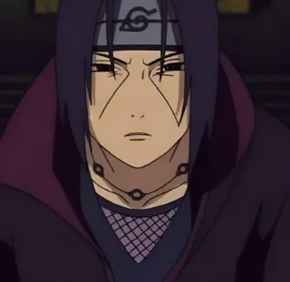 🤨 Itachi Uchiha Naruto итачи, учиха, наруто, аниме, манга, ниндзя telegram sticker