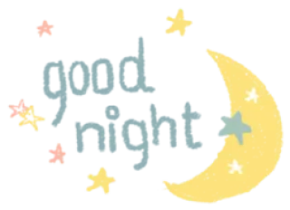 🍋 月亮, 星星, 夜晚, 星空, 梦, 睡眠 telegram sticker