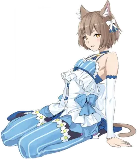 ☺️ Felix Argyle Anime, Catgirl, Felix, Argyle, Carino, Manga telegram sticker