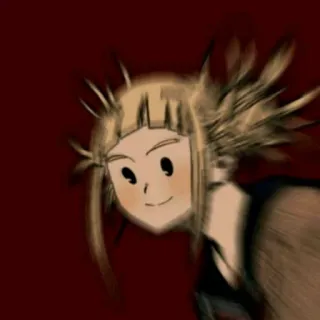 🌈 Himiko Toga My Hero Academia anime, my hero academia, himiko toga, villain, fanart telegram sticker