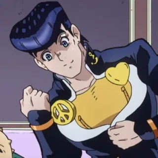💎 Josuke Higashikata JoJo's Bizarre Adventure: Diamond is Unbreakable อนิเมะ, โจโจ้, โจสุเกะ, Diamond, Unbreakable telegram sticker