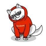 😎 monowalk cat, sunglasses, hoodie, cool, animal, sticker telegram sticker