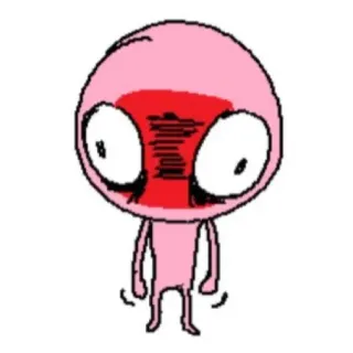 🚬 розовый, злой, ярость, мультфильм telegram sticker