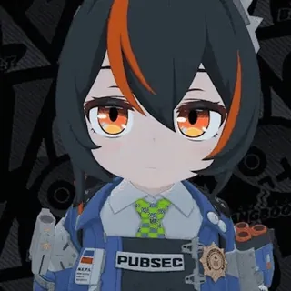 🧐 PUBSEC 버튜버, 만화, 애니메이션, 캐릭터, 공공 부문 telegram sticker