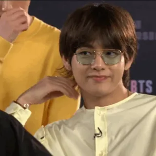 🔥 BTS persona, hombre, gafas de sol, bts, kpop, k-pop, celebridad telegram sticker