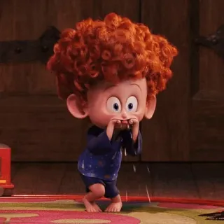 😝 Dennis Loughran Hotel Transylvania การ์ตูน, เด็ก, น่ารัก, เด็ก, แวมไพร์ telegram sticker