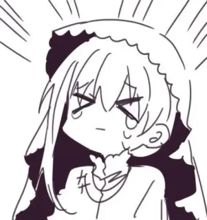 😰 车 Anime, Kartun, Karakter, Gambar, Ekspresi, Stiker, Frustrasi telegram sticker