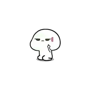 🖕 cartoon, character, middle finger, offensive, gesture, sticker telegram sticker