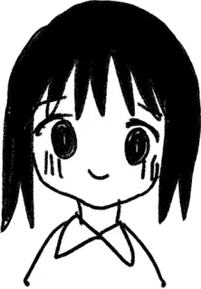 😊 Anime, Manga, Süß, Mädchen, Kawaii, Cartoon telegram sticker