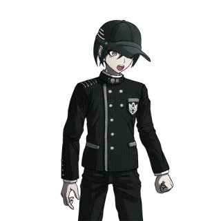 😲 Shuichi Saihara Danganronpa V3: Killing Harmony Аниме, Danganronpa, Шуичи Саихара, Видеоигра, Персонаж, Шляпа telegram sticker