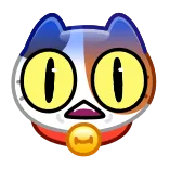 😱 gato, adesivo, fofo, emoji, animal telegram sticker