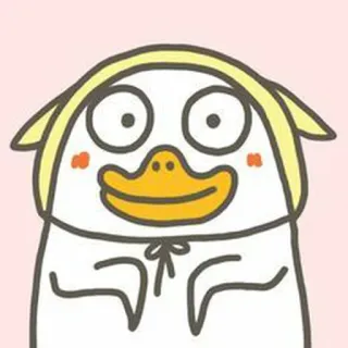 🐣 เป็ด, การ์ตูน, น่ารัก, สัตว์, คาวาอิ, ตัวละคร, ภาพประกอบ telegram sticker