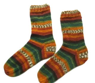 🧦 양말, 의류, 따뜻한, 포근한, 니트, 화려한, 줄무늬 telegram sticker