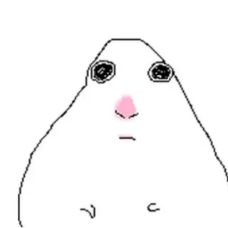 👄 Stare hamster telegram sticker