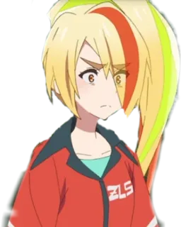 🙁 ZLS Anime, Fille, Personnage, Illustration, Zombie Land Saga telegram sticker