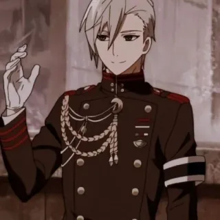 🔲 Anime, Uniforme, Personaggio, Maschio, Militare telegram sticker
