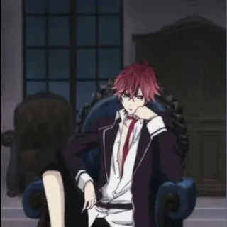 🥀 Ayato Sakamaki Diabolik Lovers Anime, Vampiro, Diabolik Lovers, Ayato Sakamaki, Personaggio, Manga telegram sticker
