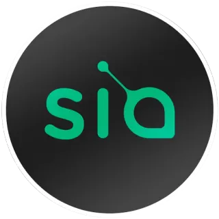 ⚪️ sia technology, decentralized storage, blockchain, cloud storage, cryptocurrency telegram sticker