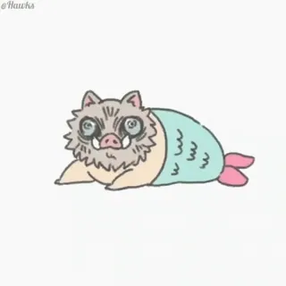 🧜 animal, cartoon, sticker telegram sticker