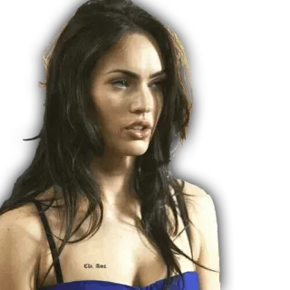 😍 Frau, Schauspielerin, Porträt, Schönheit, Megan Fox telegram sticker