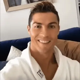 😄 Cristiano Ronaldo Joueur de foot, Athlète, Portrait, Célébrité, Cristiano Ronaldo whatsapp sticker