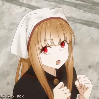 😍 Holo Spice and Wolf whatsapp sticker