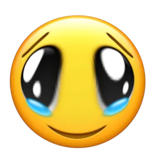 🥹 Pleading Face Unicode Emoji whatsapp sticker