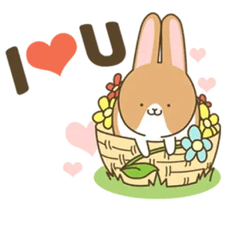 Coffee Rabbit- @cocopry @Chamoosh whatsapp stickers