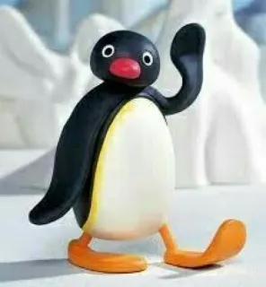 👋 Pingu pinguino, cartone animato, claymation, animale, divertente whatsapp sticker