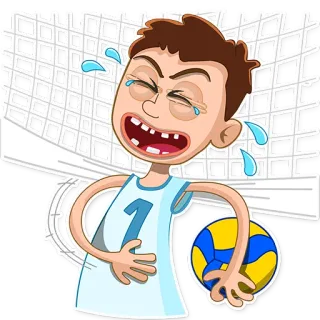 🤣 sad, sports, fail, crying, emotions whatsapp sticker