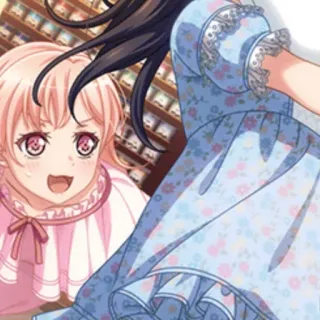 🥮 Anime, Cartoon, Meisje, Leuk telegram sticker