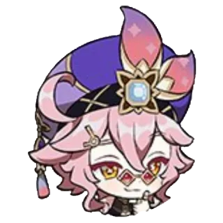☺️ Layla Genshin Impact Layla, Genshin Impact, ตัวละครอนิเมะ, วิดีโอเกม, สติกเกอร์, น่ารัก, จิบิ telegram sticker