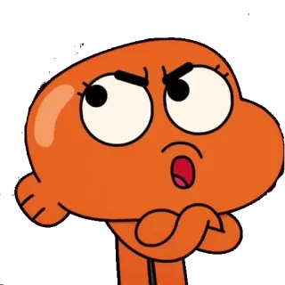 😒 Darwin Watterson The Amazing World of Gumball Cartoon, Animation, Fisch, Darwin, Die fantastische Welt von Gumball whatsapp sticker