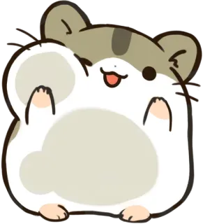 🙌 hamster, cute, animal, pet telegram sticker