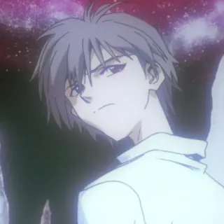 🧊 Kaworu Nagisa Neon Genesis Evangelion kaworu, nagisa, evangelion, anime, angel telegram sticker