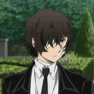🥀 Osamu Dazai Bungou Stray Dogs anime, dazai, bungou stray dogs, character telegram sticker