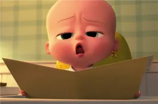 😌 The Boss Baby Baby, Cartoon, Film, Animation, Figur whatsapp sticker
