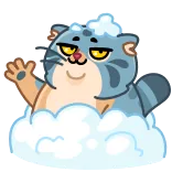 Snow Manul @Emoji_Statuses telegram emojis 👋
