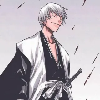 🌏 Gin Ichimaru Bleach 애니메이션, 블리치, 이치마루 긴, 만화, 검, 사신 telegram sticker